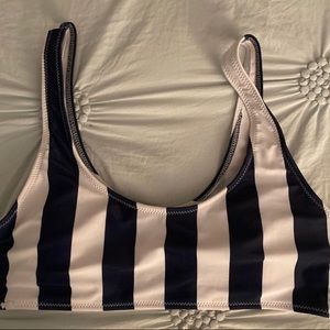 Shein Striped Bikini Top